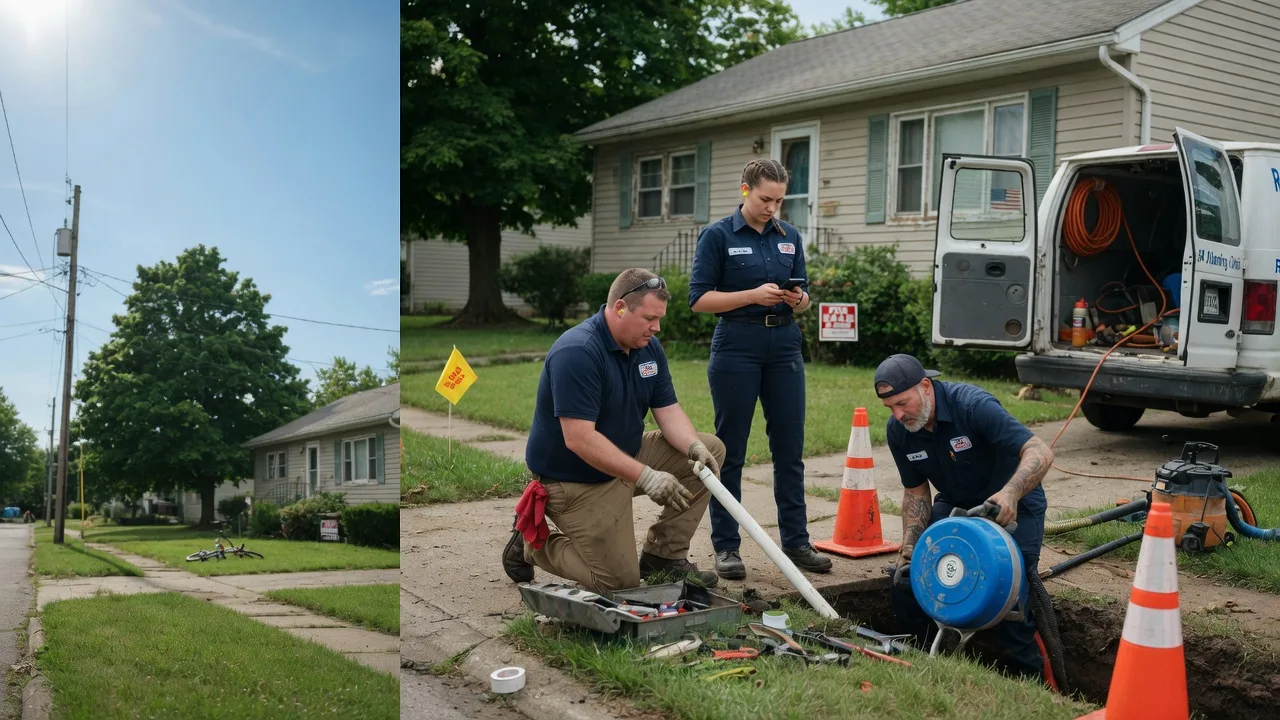 Sewer Line Repair in New Cambria, KS near me